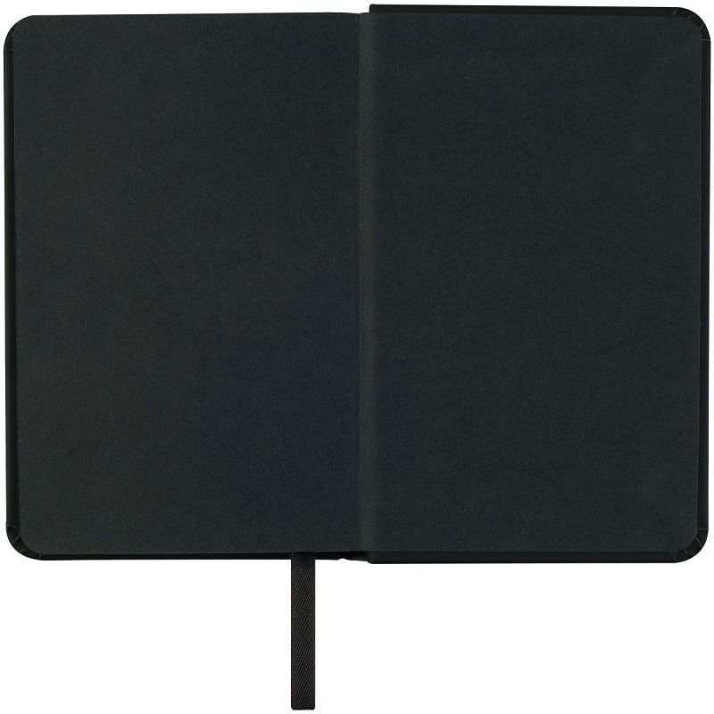 Скетчбук 80л., 90*140 Гамма "Студия", черный, твердая обложка, на резинке, черная, 140г/м2