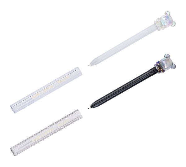 Ручка шариковая MESHU "Space Bear" синяя, 0,7мм, корпус ассорти