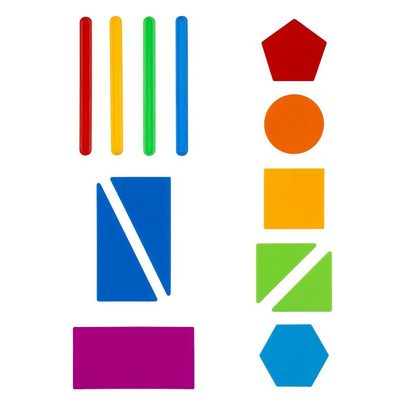 Касса цифр и счетных материалов СТАММ "Учись считать" с пятиугольником 