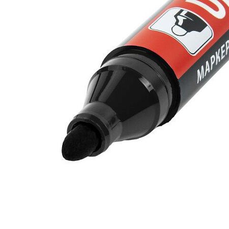 Маркер перманентный ULTRA MARKER, ЧЕРНЫЙ, 3,5 мм, с клипом, BRAUBERG, 152204 