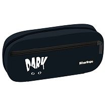 Пенал 1 отделение, 1 карман, 220*95*50 Berlingo "Dark", полиэстер, откидная планка