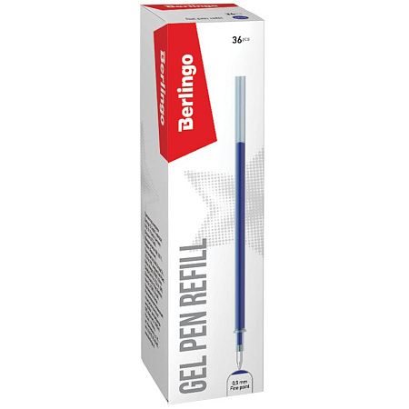 Стержень гелевый Berlingo "Techno-Gel", "Silk", "XP" синий, 131мм, 0,5мм 