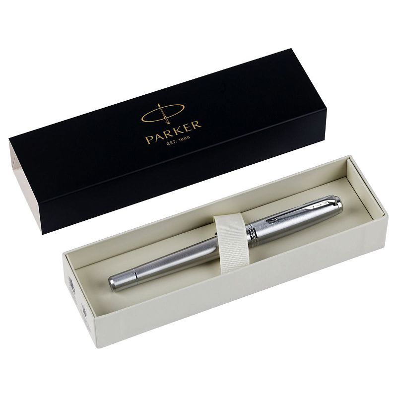 Ручка перьевая Parker "Urban Metro Metallic CT" синяя, 0,8мм, подарочная упаковка 