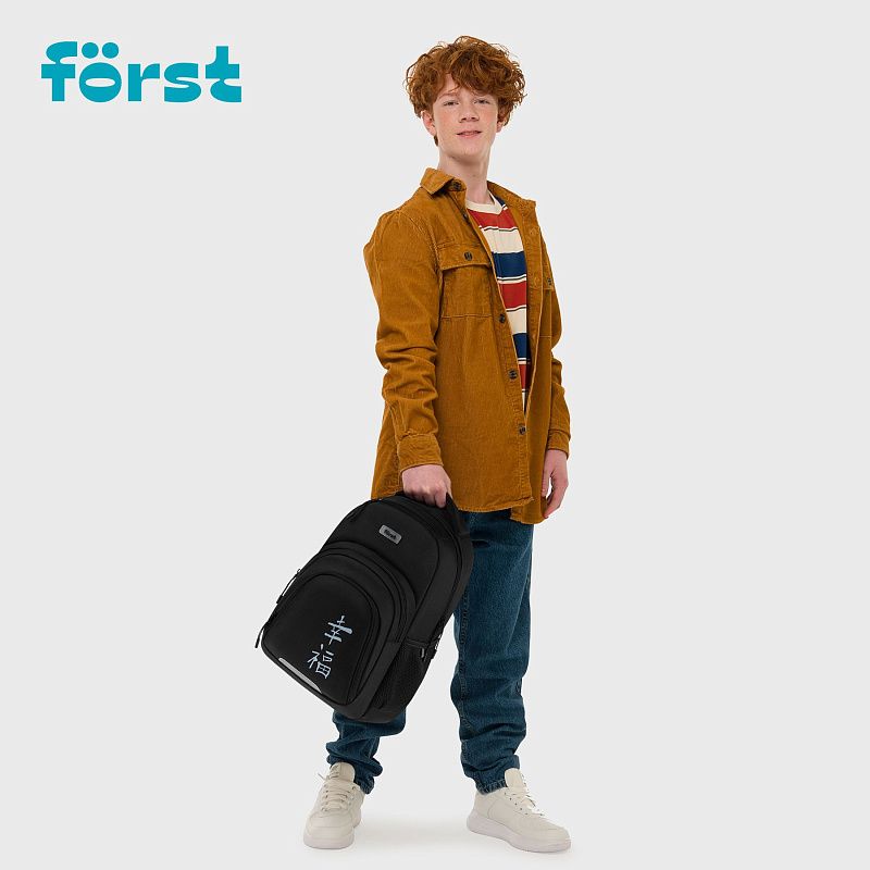 Рюкзак Först F-Line "New way" 42*27*16см, 1 отделение, 5 карманов, уплотненная спинка 