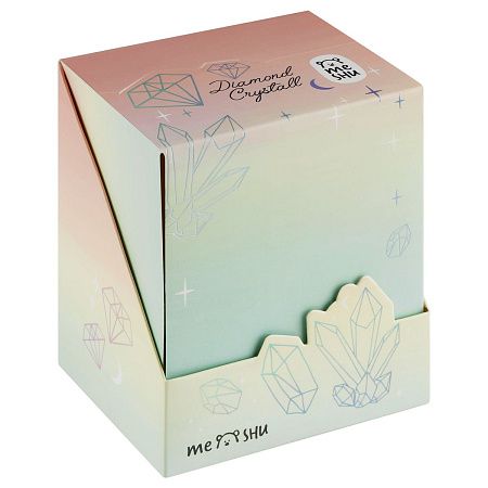 Текстовыделитель MESHU "Diamond", ассорти, пастельные цвета, 1-4мм, шоу-бокс 