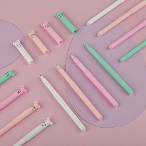 Ручка гелевая стираемая MESHU "Pretty Cutes" синяя, 0,5мм, корпус ассорти