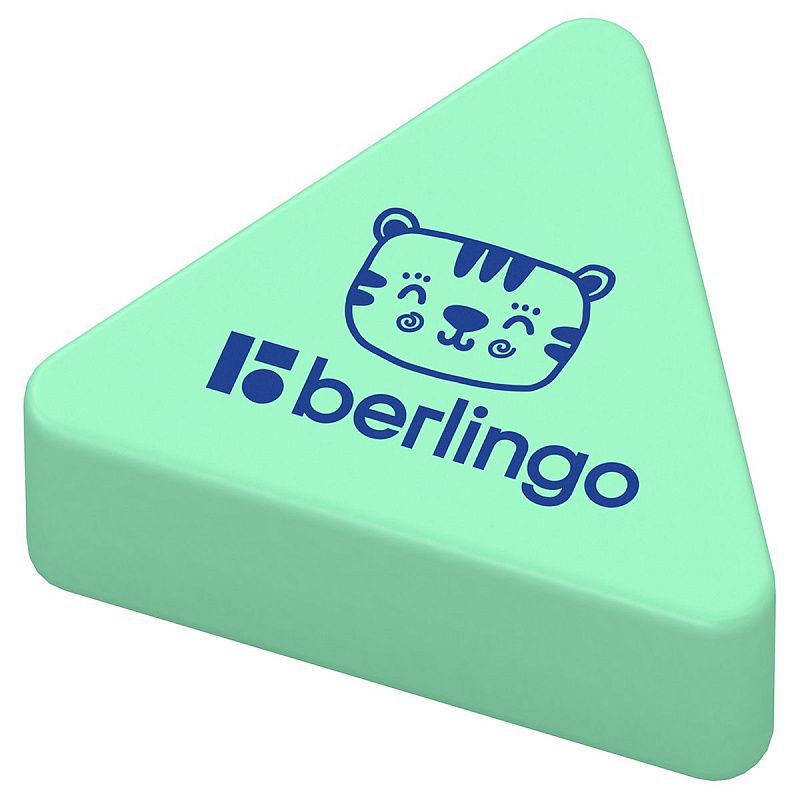 Ластик Berlingo "Zoo", треугольный, термопластичная резина, 28*24*10мм 