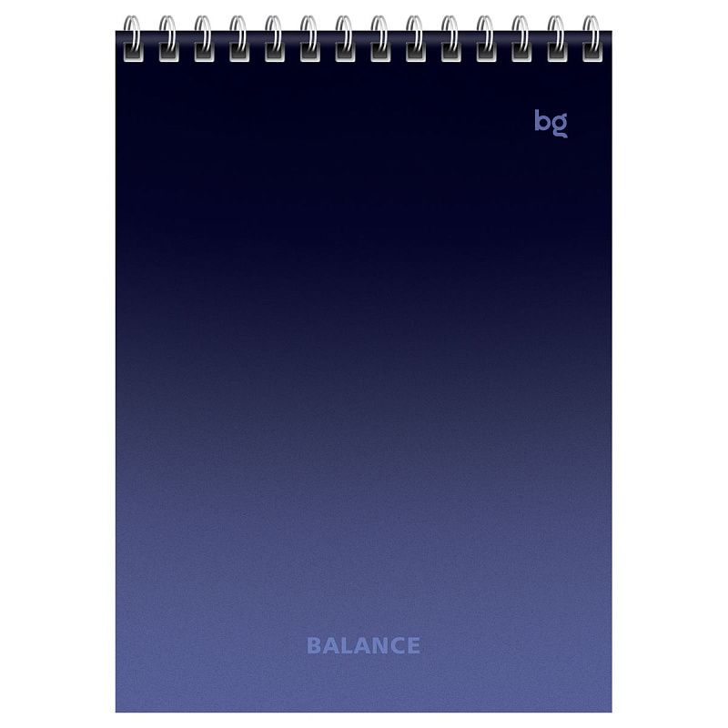 Блокнот А5 40л. на гребне BG "Моноколор. Баланс"