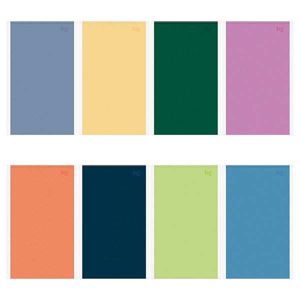 Блокнот А6 32л., на скрепке BG "Монотон"