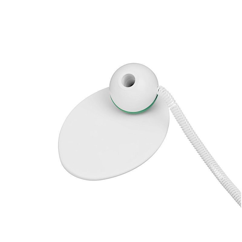 Ручка шариковая настольная OfficeSpace синяя, 0,7мм, белый корпус, белая подставка, европодвес 