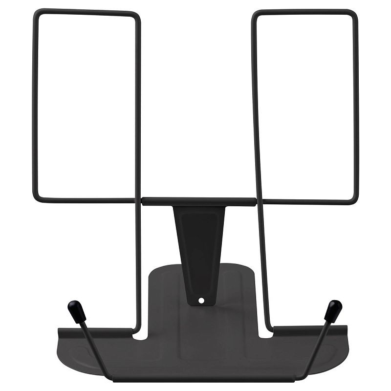 Подставка для книг СТАММ, металлическая, с упором, чёрная 