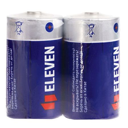 Батарейка Eleven D (R20) солевая, SB2