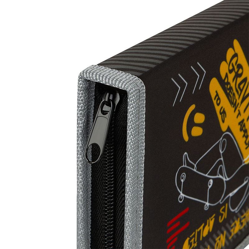 Пенал 1 отделение, 200*130 ArtSpace "Skateboarding", ткань 