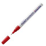 Маркер-краска MunHwa "Extra Fine Paint Marker" красная,1мм, нитро-основа