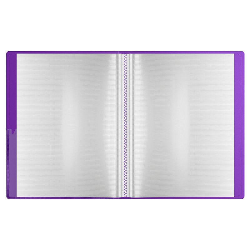 Папка с 40 вкладышами Berlingo "Your Way" А4, 24мм, 600мкм, фиолетовая, с внутр. карманом 