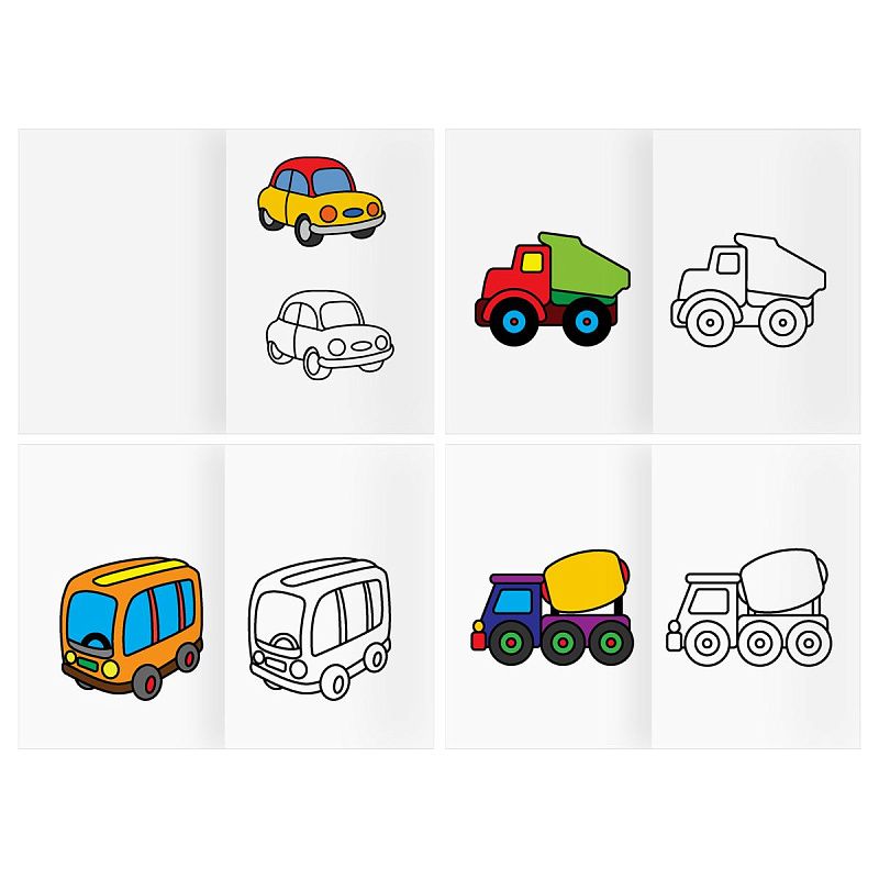 Раскраска А5, 16 стр.,  ТРИ СОВЫ "Посмотри и раскрась. Выпуск №3"