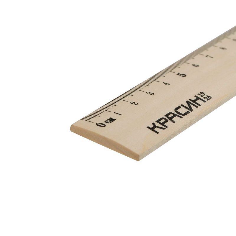 Линейка 30см Красин "Стандарт", дерево 
