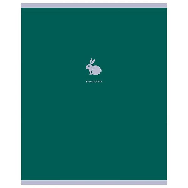 Тетрадь предметная 48л. BG "Monocolor. Element" - Биология, ламинация soft-touch, выб. лак, 70г/м2