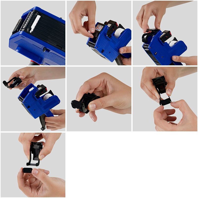 УЦЕНКА - Этикет-пистолет OfficeSpace однострочный, волнистая лента, 8 символов, 22*12мм (осн 321650)