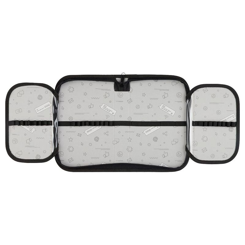 Пенал 1 отделение, 200*130 ArtSpace "Streets of Tokyo", две откидные секции, ткань 