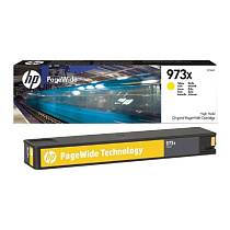 Картридж струйный HP (F6T83AE) PW Pro 477dw/452dw, №973X, желтый, увеличенный ресурс 7000 страниц, оригинальный