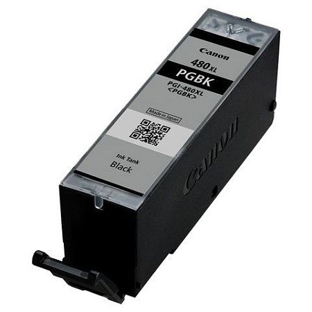Картридж струйный CANON (PGI-480PGBK XL) для PIXMA TS704 / TS6140, пигмент черный, ресурс 400 страниц, оригинальный, 2023C001 