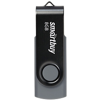 Память Smart Buy "Twist"  8GB, USB 2.0 Flash Drive, черный