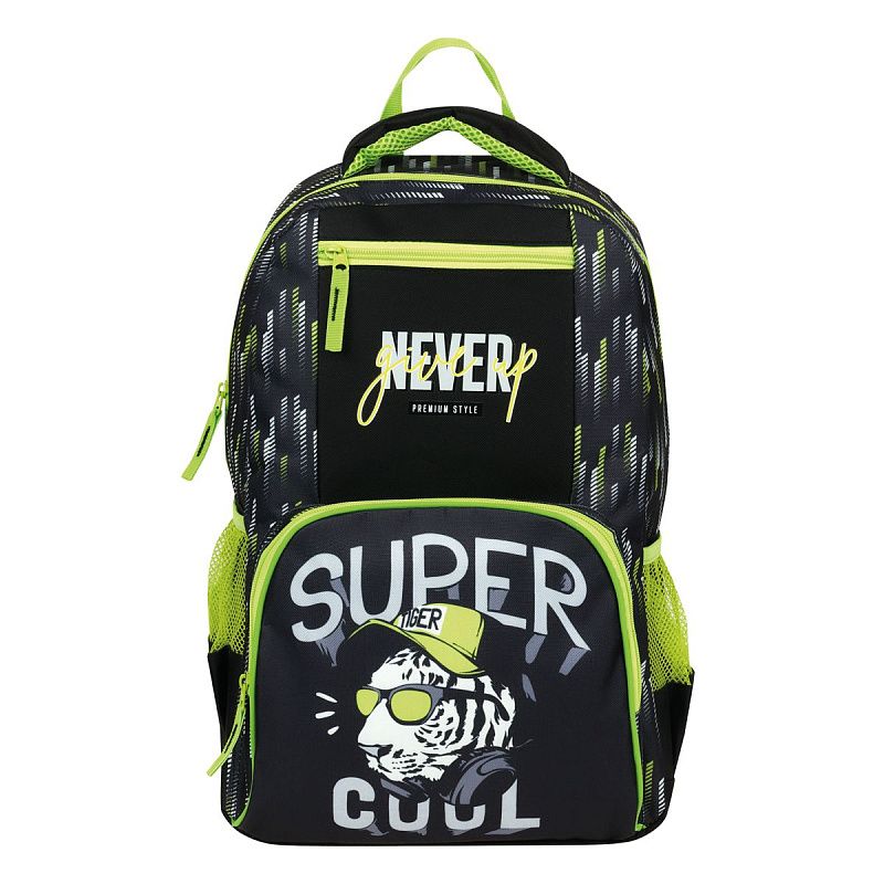 Рюкзак ArtSpace School "Super", 44*31*16см, 1 отделение, 4 кармана, уплотн. спинка 