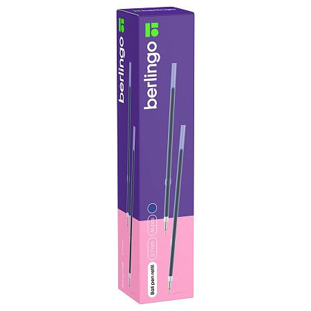 Стержень шариковый для автомат. ручек Berlingo Triangle, Classic Pro, Color Zone синий, Hyper, 107мм, 0,7мм 
