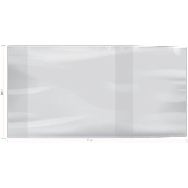 Обложка 255*490 для учебников биология/экономика/букварь/Бунеева/Сонина, универсальная ArtSpace ПВХ 100мкм