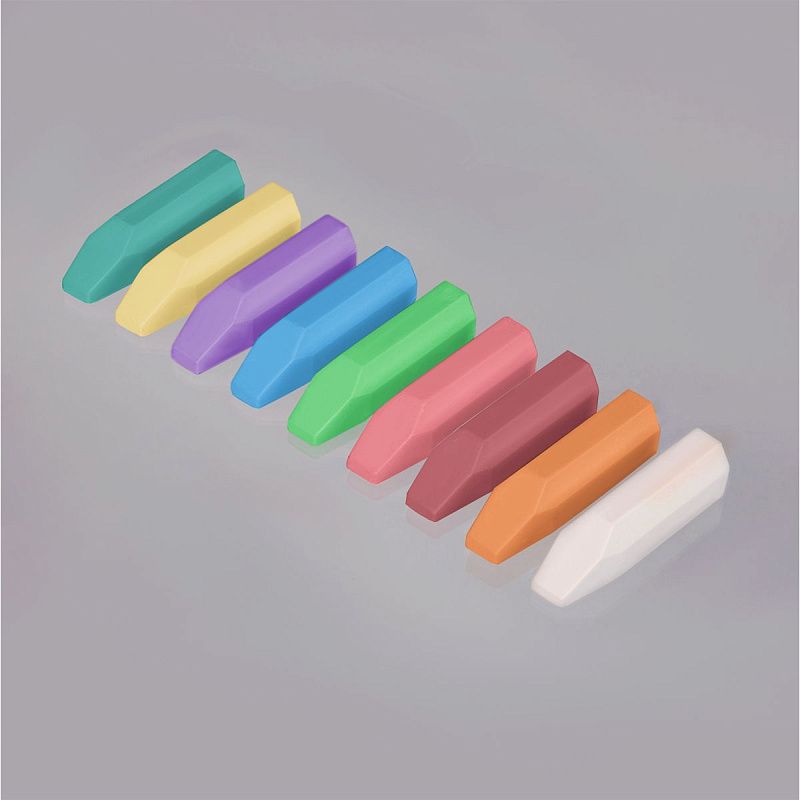 Мелки для асфальта Гамма "Малыш", цветные, 20шт., 9 интенсив. цв., пластиковое ведро 