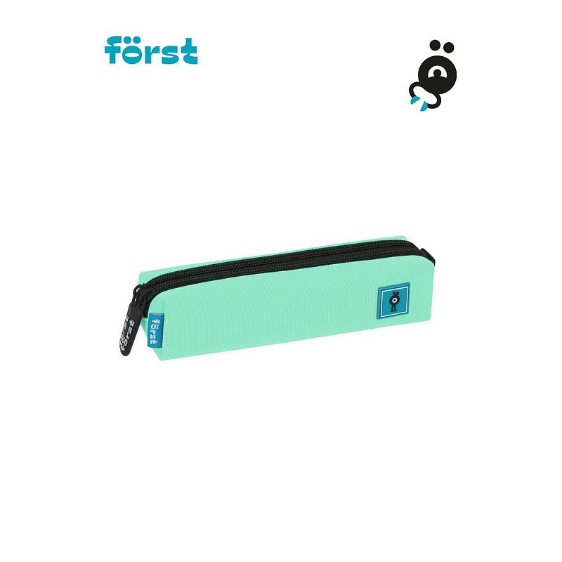 УЦЕНКА - Пенал мягкий 2 отделения, 200*40*45 Först "Mint ice-cream", полиэстер (осн 352115) 