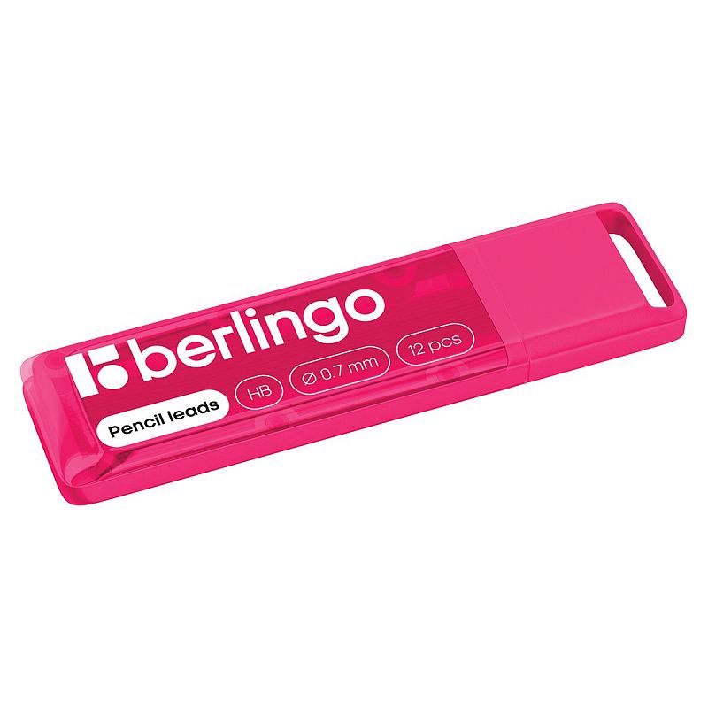 Грифели для механических карандашей Berlingo, 12шт., 0,7мм, HB 