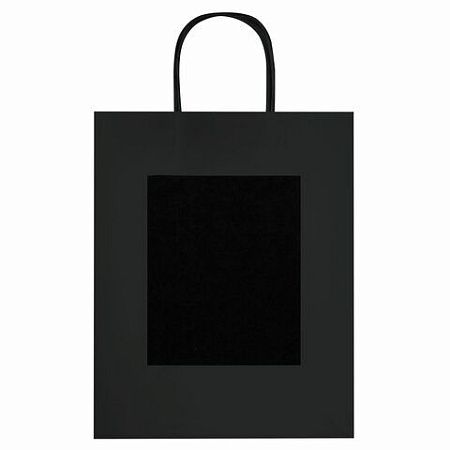 Пакет подарочный КОМПЛЕКТ 7 штук 32x13x26см скретч-слой+стилус, "Black Kraft", ЗОЛОТАЯ СКАЗКА, 591970