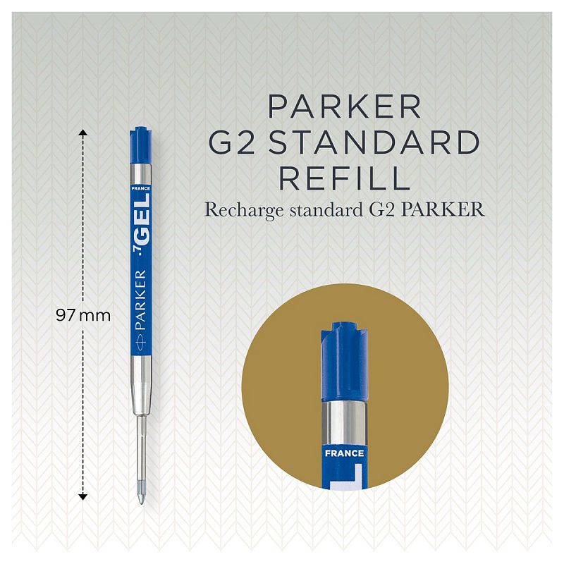 Стержень гелевый Parker "Gel Ball Point" синий, 98мм, 0,7мм, блистер 