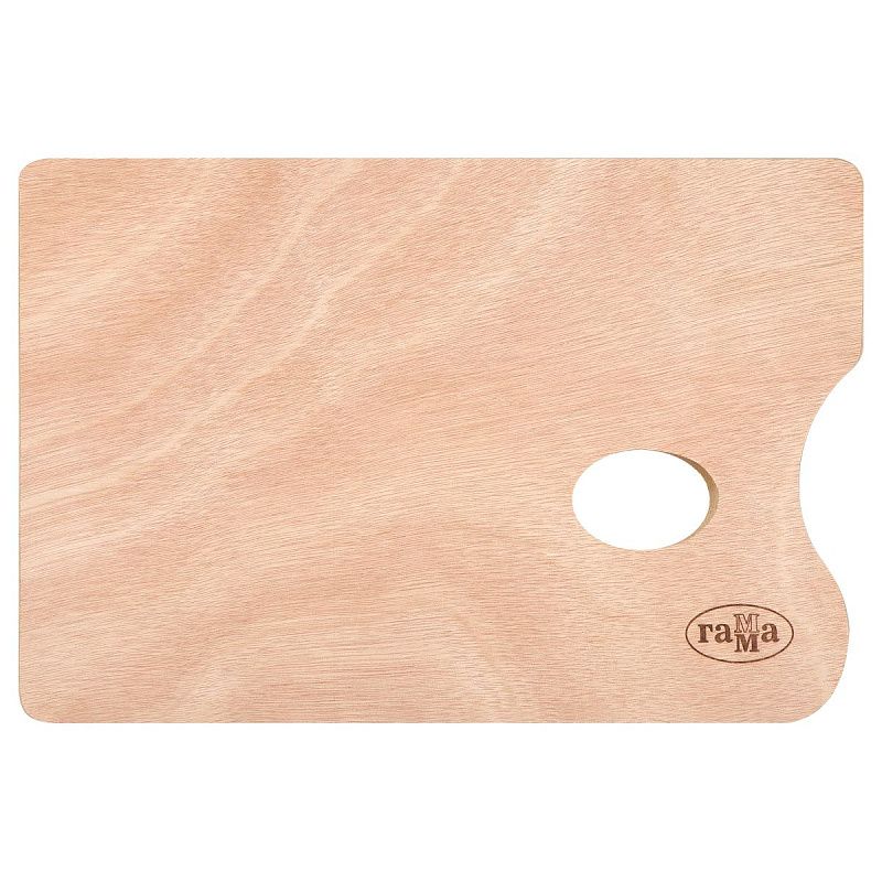 Палитра деревянная прямоугольная Гамма "Студия", 20*30см, толщина 3мм