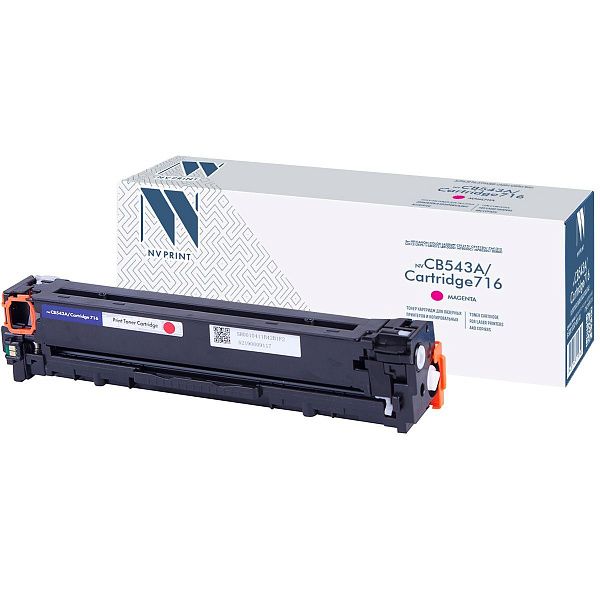 Картридж совм. NV Print CB543A/Cartridge 716 пурпур. для HP ColorLJ CM1312/CP1215/1515/1518(1400стр.)