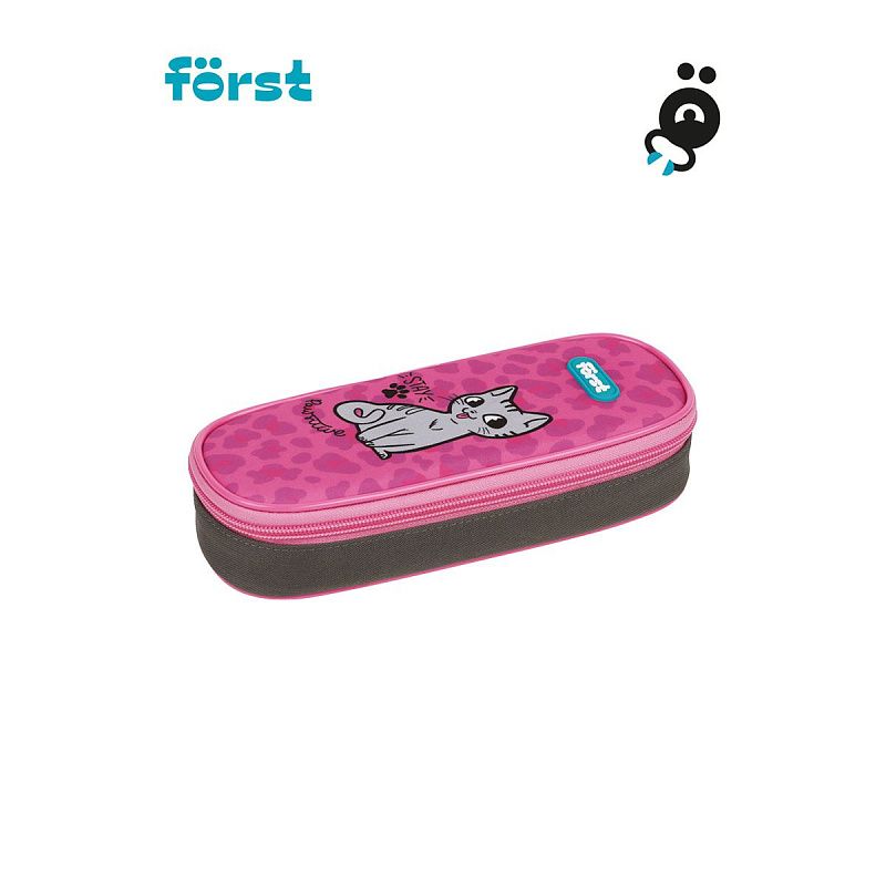 УЦЕНКА - Пенал корпусный 1 отделение, 220*90*45 Först "PAWsitive", полиэстер (осн 352079) 