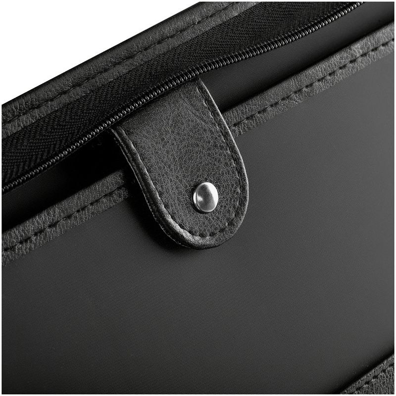 Папка деловая OfficeSpace "Palada" имп. кожзам., на молнии, блокнот 