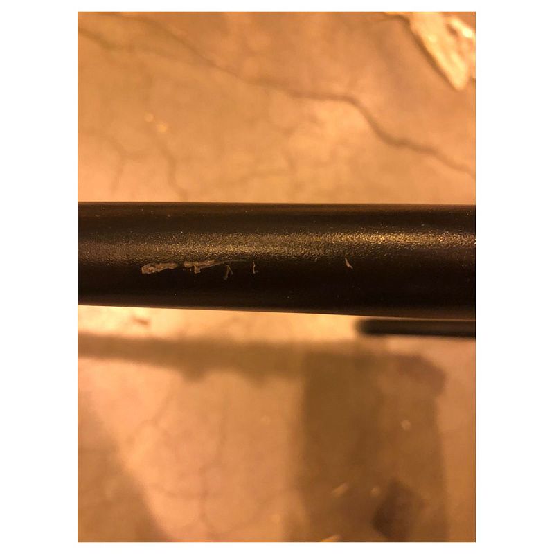 УЦЕНКА-Стул Helmi HL-F02 "Стандарт", каркас черный, обивка ткань черная (осн 330638)