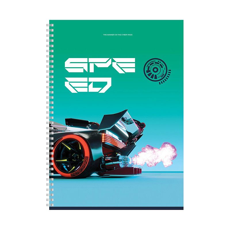 Тетрадь 96л., А4, клетка, на гребне BG "Будущее"