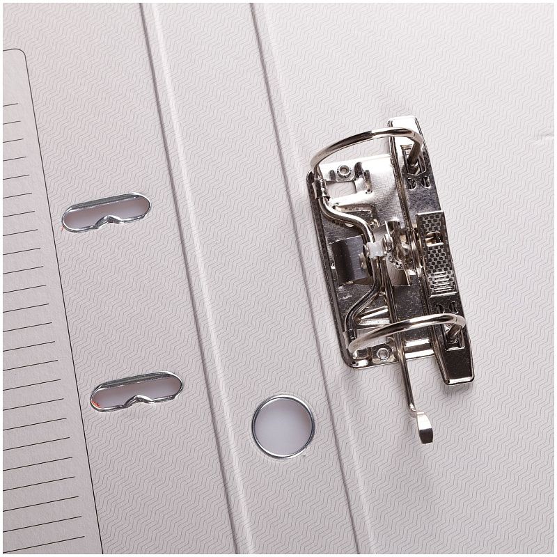 Папка-регистратор OfficeSpace, 50мм, бумвинил, с карманом на корешке, оранжевая 