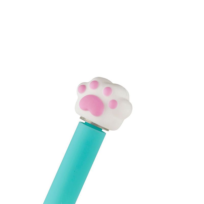 Ручка шариковая автоматическая MESHU "Spinner Paw" синяя, 0,7мм, корпус ассорти 