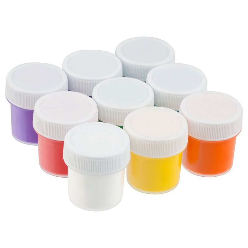 Краски по ткани акриловые Гамма "Хобби", 9цв, 17,5мл, картон.упак.