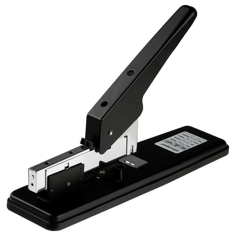 Степлер мощный №24/6-23/13 OfficeSpace "Heavy Duty" до 70л., металлический, черный