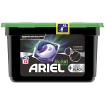 Капсулы для машинной стирки Ariel "Для Черного+Revitablack", 12шт*21,3г (ПОД ЗАКАЗ) 