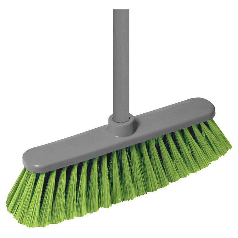 Щетка для уборки York "Карла", с черенком из металлопластика 110см, ширина 32см, щетина 8см