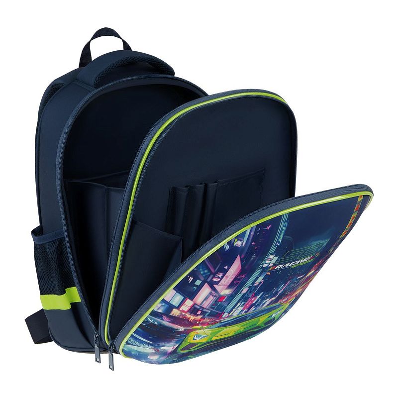 Ранец ArtSpace School Friend "Speed" 39*30*18см, 2 отделения, 2 кармана, анатомическая спинка 