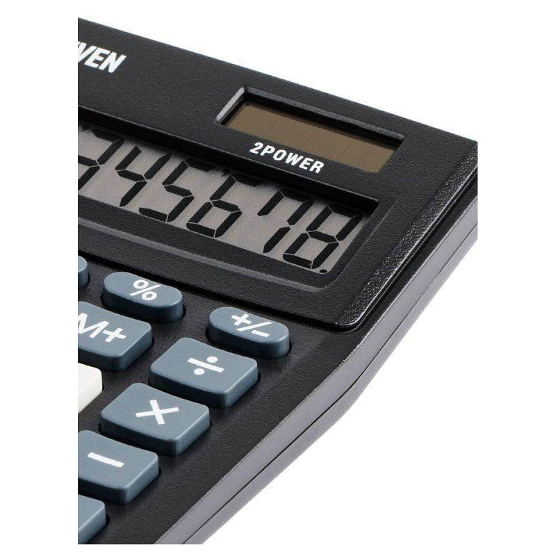 Калькулятор настольный Eleven Business Line CMB801-BK, 8 разрядов, двойное питание, 102*137*31мм, черный