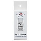 Пастель художественная Гамма, пепельно-белая № 016, штучная, картон.упак.